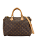 Speedy Bandouliere 30, &pound;825, Handbags, Brown, Canvas, Front view